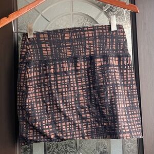 BDG Black and Brown Plaid Mini Skirt